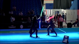 Real lightsaber battle! Star Wars Duel World Championship