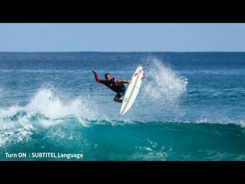 SURFING DI REEF BATUKARAS 🌊 🏄‍♂️ sunset view #beach_activity_cinematic 🎵