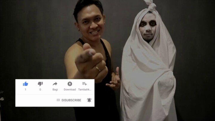 prank pocong,istri sampai ngompol dalam celana bikin ngakak !!
