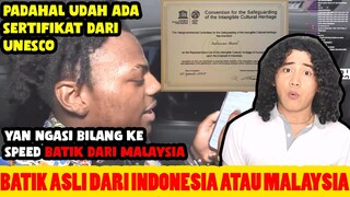 Kronologi Lengkap Debat Panas Batik Berasal Dari Indonesia Atau Malaysia, IshowSpeed Sampai Bingung