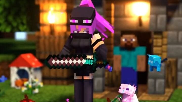 Ohio Axolotl ~Samurai 2~ with Endergirl Ryo