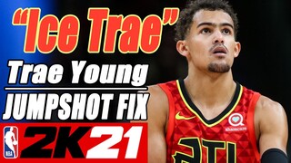 Trae Young Jumpshot Fix NBA2K21 with Side-by-Side Comparison