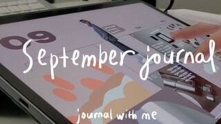 ทำ Paper Log สำหรับเดือนกันยาในไอแพด | GoodNotes 5