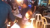 Boracay fire dancing