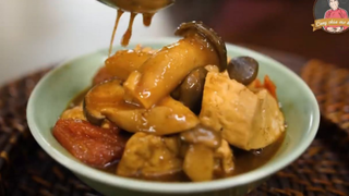 ĐẬU PHỤ KHO TƯƠNG NÂM. Món chay ngon dễ làm_ Cùng Cháu Vào Bếp