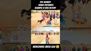 Epic Moment Semua YouTubers Ngumpul di Atas Victori❤🔥#freefire #shorts