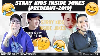 NSD REACT | Stray Kids inside jokes (predebut-2019)