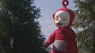 【天线宝宝】小波喜欢绿绿的树，和树抱在一起