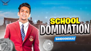 SCHOOL DOMINATION FT.@BandookBaaz  | SKYLIGHTZ CONTENT CREATOR | BGMI