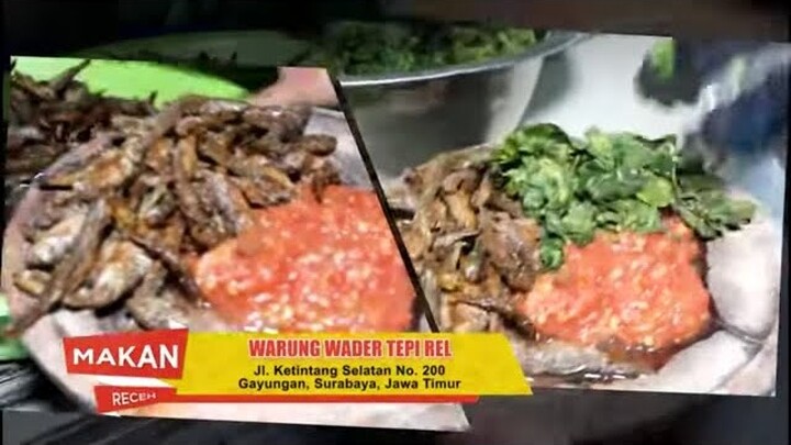 Kulineran di Warung Wader Tepi Rel | MAKAN RECEH (19/01/22)