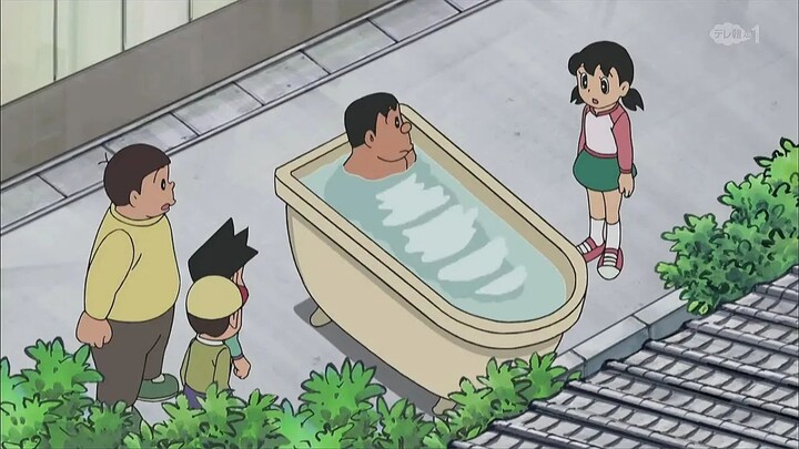 Doraemon (2005) Episode 364B Dubbing Indonesia: Dengan Pistol Pengubah Benda Tas Berubah Jadi Badak