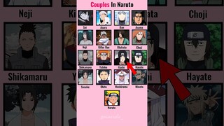 Couples In Naruto #naruto #comparison #anime