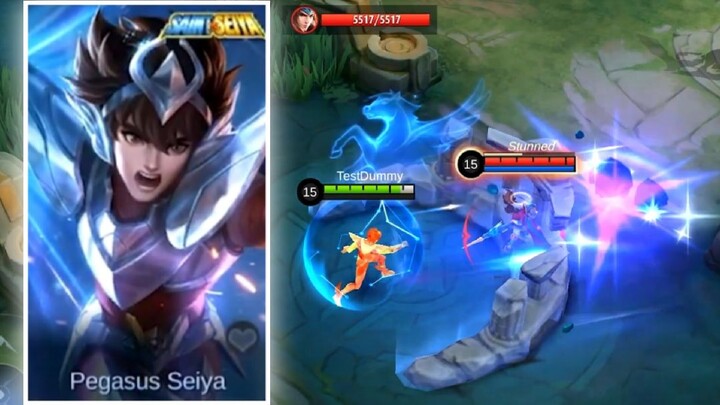 New Saint Seiya Skin Badang Pegasus Seiya - Mobile Legends Bang Bang