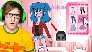 This dress up game is a horror game?! - Lacey's Wardrobe (fan game)