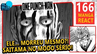 [166] #OnePunchMan - Mangá React | SAITAMA SÉRIO VS GAROU SÉRIO