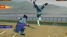 Ino cepat banget menghindari serangan Sasuke😱