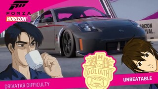 DAIKI VS RYOSUKE @ THE GOLIATH - CAN MYOGI BEAT UNBEATABLE AI DIFFICULTY ver. 2.0? | Forza Horizon 5