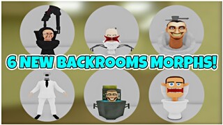 UPDATE 274 🪓 How to get ALL 6 NEW BACKROOMS MORPHS! (GARTEN OF BANBAN 3 TOILETS) - Roblox