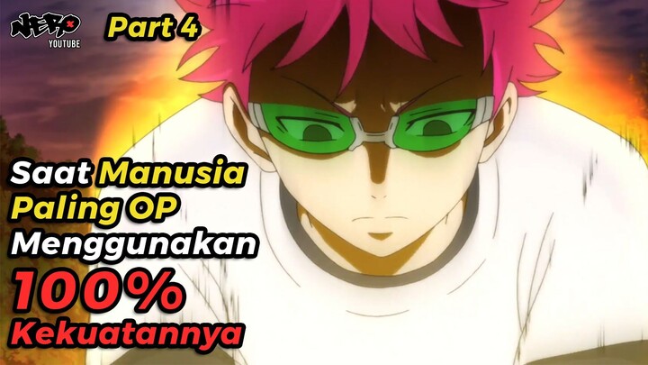 MANUSIA OVERPOWER MENGELUARKAN 100% KEMAMPUAN - ALUR CERITA ANIME SAIKI KUSUO SEASON 2 PART 4 (2018)