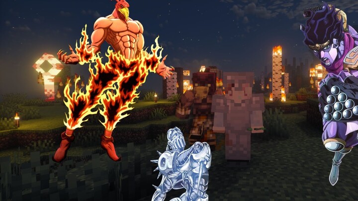 I am a stand user! JoJo's Bizarre Adventure Survival P2 [Minecraft]