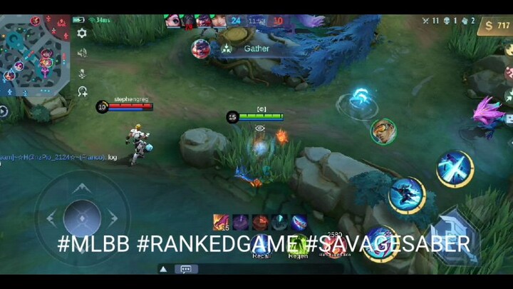 Savage Saber @MLBB Ranked Game.