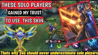 THESE SOLO PLAYERS GAINED MY TRUST TO USE GRANGER LEGEND SKIN IN MCL FINALS - MLBB