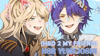 【HSR x OC】Dr. Ratio x My Friend's OC because it's her Birthday!!【Timelapse】