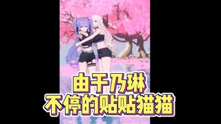 由于乃琳不停的贴贴猫猫，贴贴猫猫，贴贴...