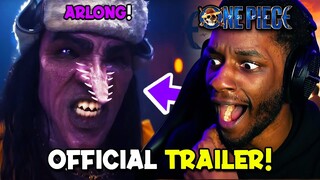 I HAVE FAITH IN THE LIVE ACTION NOW!!! LOOK AT ARLONG!!! 😭 | ONE PIECE | Official Trailer REACTION!!