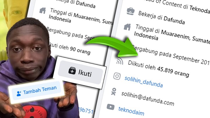2 Cara Mengubah Tombol Add Jadi Follow di Facebook