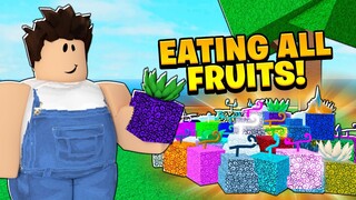 I ATE 10 FRUITS TO SEE WHICH IS THE BEST! 🍎 Roblox Blox Fruits