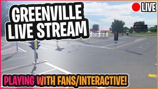 GREENVILLE LIVE STREAM #21 || 🔴LIVE GREENVILLE ROBLOX