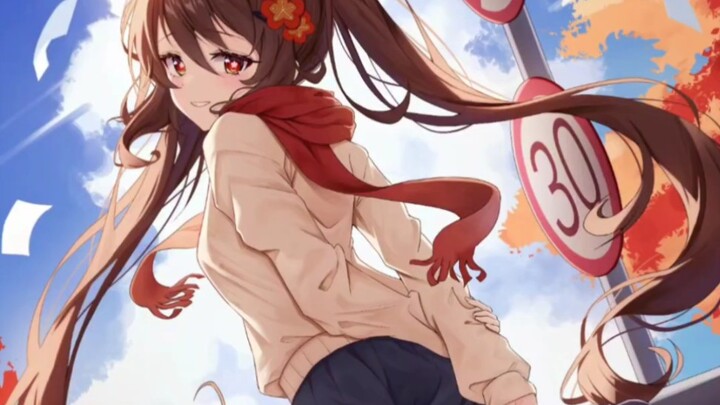 เมื่อเธอคิดถึงร่างกายที่เล็กและว่องไวของ Hu Tao ซึ่งสามารถอุ้มไว้ในอ้อมแขนของเธอได้อย่างง่ายดาย เธอก