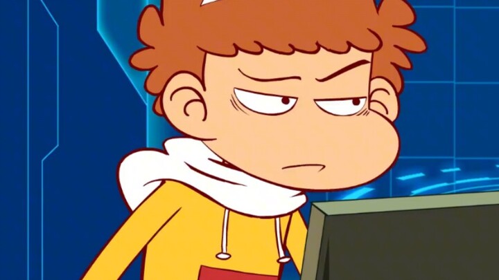 [A Shuai Animation] Being timid in reality, hitting hard online