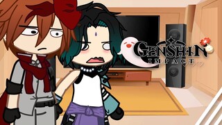 Genshin Impact react to funny videos — ! 2/2 ! — no ships . .