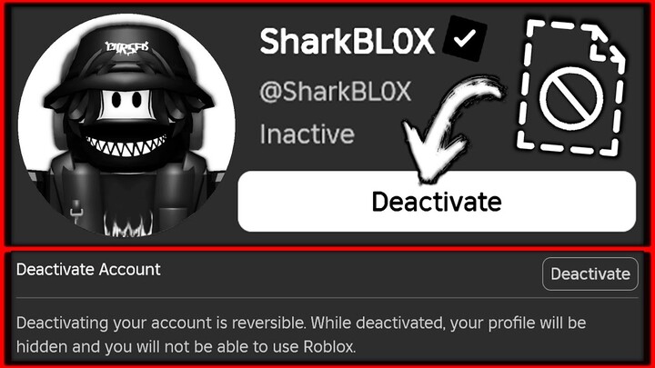 THE NEW ACCOUNT DELETE BUTTON UPDATE... What happens if you click the button? (ROBLOX)
