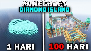 100 Hari Minecraft tapi PULAU DIAMOND Only