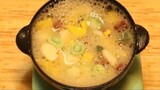 [Clay Freeze-frame Cooking] A little cute and a little cute rice cake slice soup