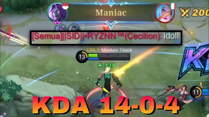 DUTA MANIAC IS BACK - 14 KILL TANPA MATI