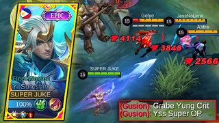 YI SUNSHIN CRITICAL HACK?🤯 | YI SUNSHIN ONE SHOT BUILD | YI SUNSHIN BEST BUILD 2022 | MLBB✓