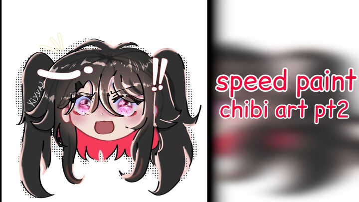 speed paint, chibi art pt2 —by kiyya