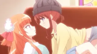 [Tangerine in orange] Let me see how fast your heart is beating!