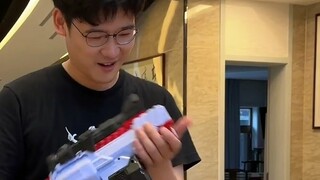 It was the boy’s birthday, and his mother-in-law gave him a Kamen Rider as a present?