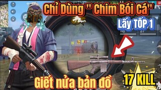 [FREE FIRE] Chỉ Sử Dụng _CHIM BÓI CÁ_ Bắn Nát Rank Thách Đấu