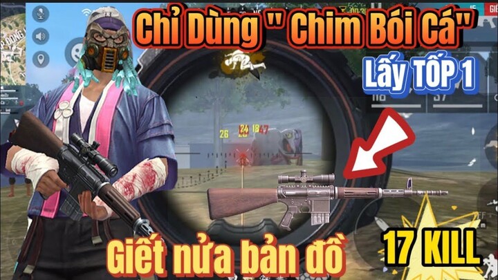 [FREE FIRE] Chỉ Sử Dụng _CHIM BÓI CÁ_ Bắn Nát Rank Thách Đấu