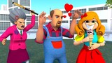 Scary Teacher 3D - Miss T falling in love with Francis | Love Story | FUNNY ANIMATION