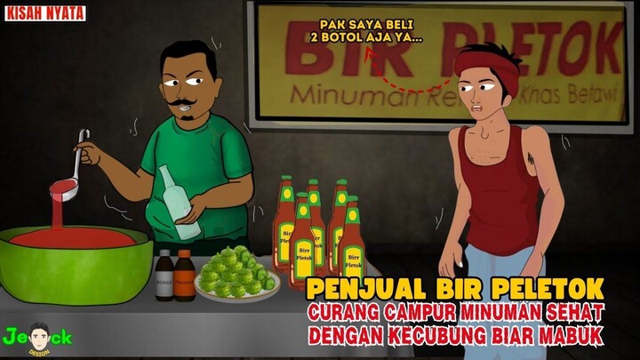 AZAB PENJUALBIR PELETOK CURANG CAMPUR MINUMAN SEHAT DENGAN KECUBUNG BIAR MAB