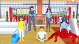 Yuta Mio Selamat Dari Zombie Sembunyi Di Pintu Besi - Polisi Sakura Jadi Zombie  | Sakura Simulator