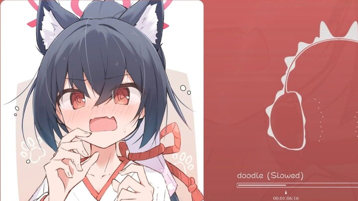 "เฮ้ย! เพลงนี้น่ารักจัง!" doodle (ช้าลง)