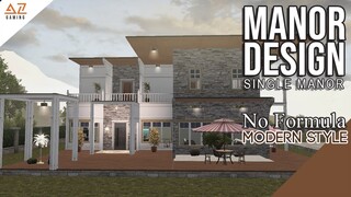 LifeAfter: SINGLE MANOR - (NO FORMULA) Modern Style | Manor Design | Tutorial